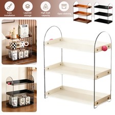 3-Tier Acrylic Organizer Shelf for Cosmetic Makeup Toy Spices Standing Tabletop