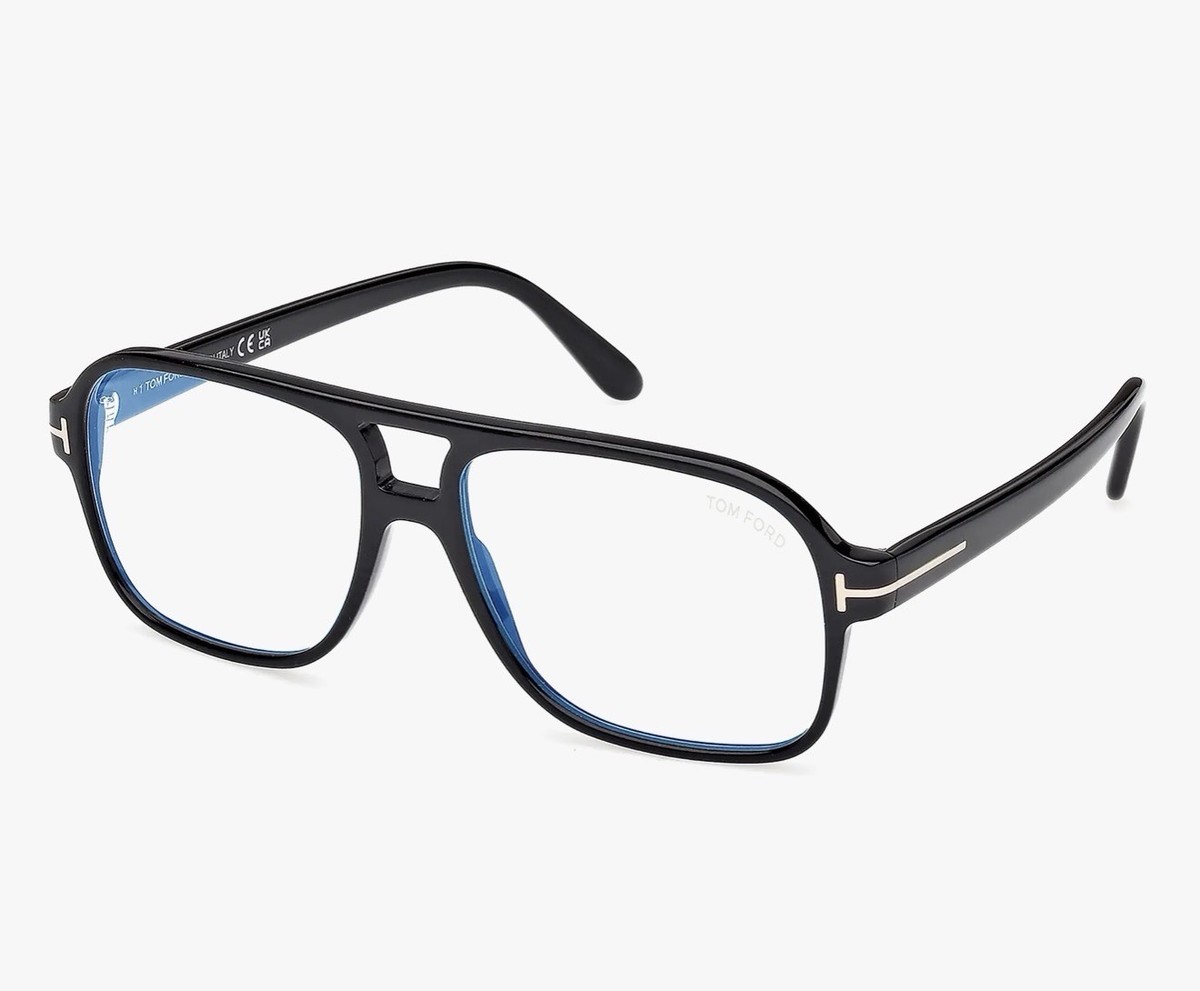 Tom Ford Glossy Eye Glasses Tom Ford FT5937-B Eyeglasses | LensCrafters main image 2