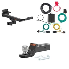 CURT Trailer Hitch Package 2in Receiver, Wiring Harness, 45134 Ball Mount 13363