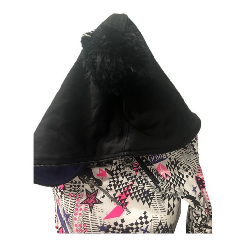 Avril Lavigne Abbey Dawn Skeleton Graffiti Hoodie Goth 2000s Rare Cotton - Picture 6 of 8