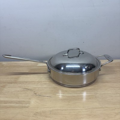 Emeril by All Clad 10'' 3 Qt Saute Skillet Frying Pan Copper Core Stainless Steel