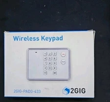 Nortek 2GIG Wireless Keypad Model 2GIG-PAD1-345 New In Box