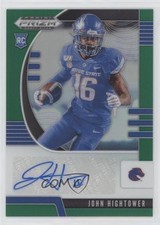 2020 Panini Prizm Draft Picks Rookies Green John Hightower IV #258 Auto 1p5