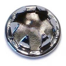MIDWEST FASTENER 79901 1/2" Chrome Plated Steel Hole Plugs 10PK