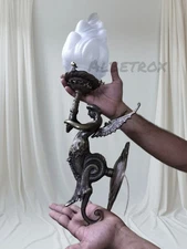 ANTIQUE VINTAGE ART DECO NOUVEAU BRASS MERMAID WALL SCONCE LAMP FIXTURE LIGHT