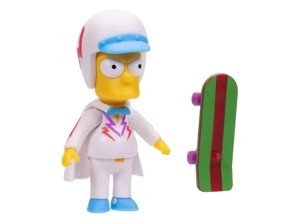 Figura de Los Simpson Jakks Bart the Daredevil de 2,5 pulgadas Wave 5 Foto 3 de 4