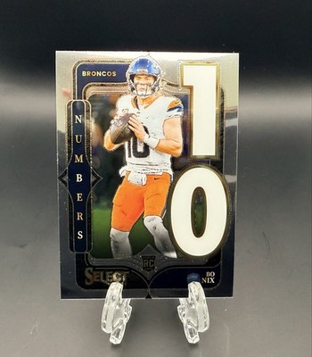 2024 Panini Select - Select Numbers Bo Nix #6 (RC)