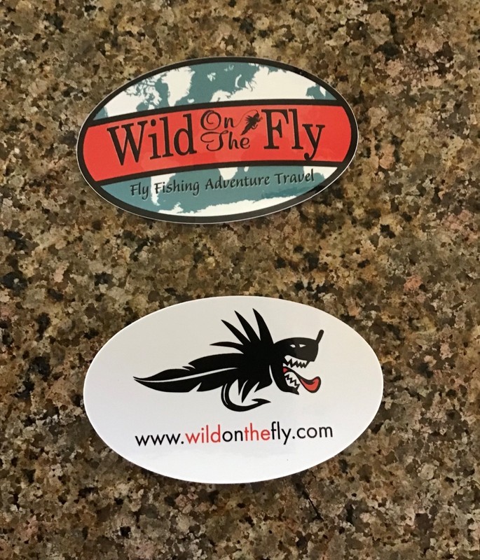 WILD ON THE FLY STICKERS SET OF 2