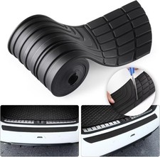 Car Rear Bumper Protector Rubber Anti-Scratch 42"x3.4"