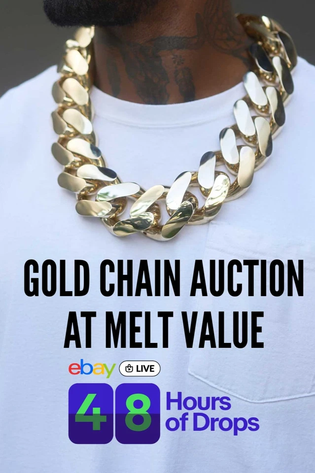 Gold Chain Melt Value Madness 🔥 48 Hours Gold Chain Auction 🚀