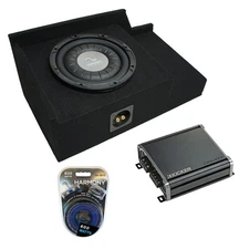 1999-2006 GMC Sierra Ext Cab Truck Harmony F124 Single 12" Sub Box & CXA400.1