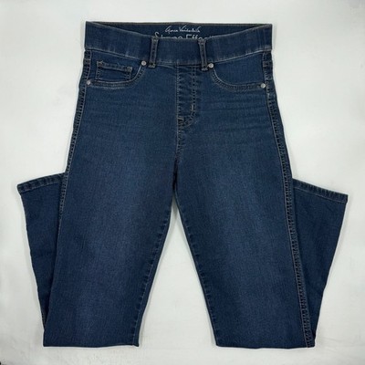 Gloria Vanderbilt Womens Shape Effect 4 Blue Denim Cotton Stretch Straight Jeans
