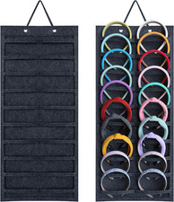 Hanging Headband Holder Organizer for Girls, Wall-mount Headband Storage Display