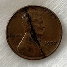 1957 Lincoln Wheat Cent — photo from another recent sale