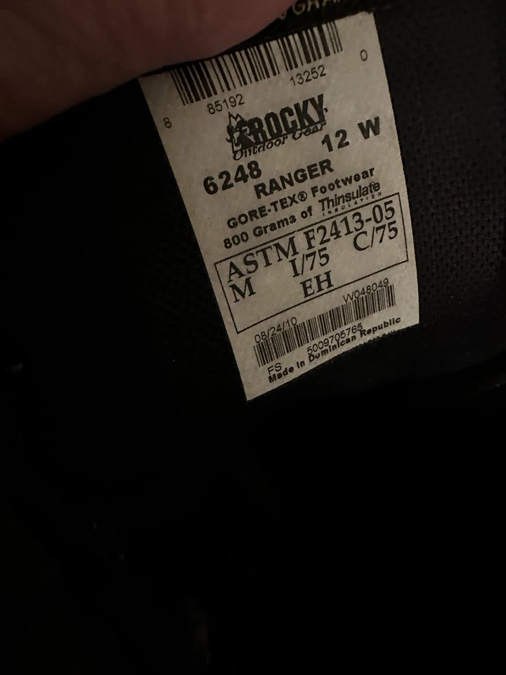 Rocky Boots Ranger Boots Size 12. In Used but very good condition. Hiking - Image 2 of 4