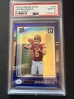 2024 Panini Donruss Optic - Rated Rookie Jayden Daniels #248 Blue Hyper Prizm...