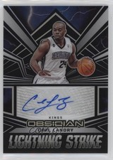 2022-23 Panini Obsidian Lightning Strike Signatures 43/149 Carl Landry Auto 0e9i
