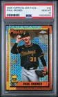 2025 Topps Series 1 - 1990 Topps Chrome Silver Pack Paul Skenes #T90C-32 PSA 10