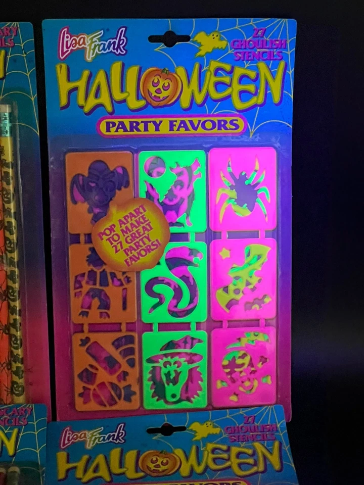 Favores y lápices vintage de fiesta de Halloween de Lisa Frank Foto 4 de 4