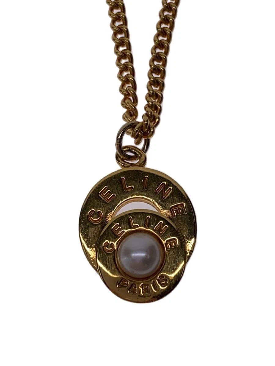 Collana CELINE Perla GLD donna con top usata