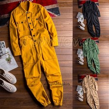 Custom Men Overalls Jumpsuit Coverall Romper Trouser Performance Clothing