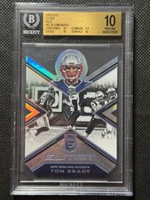 TOM BRADY 2016 PANINI DONRUSS ELITE #EL-TB ELITIST BLUE /10 SSP BGS 10 PRISTINE