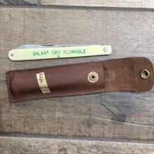 Vintage Balan Dry Flowable Stainless Straight Razor Blade, Made in USA