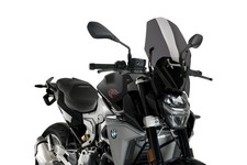 Puig Touring Screen 2020-2024 BMW F900R Clear(no screen support)Dark Smoke 20362