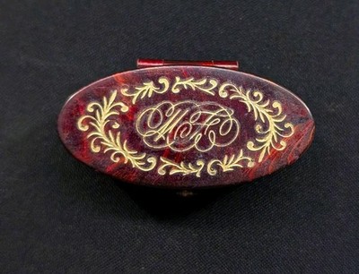 Vintage Max Factor Lipstick Compact  w/ Mirror & Sparkling Scarlet Lipstick