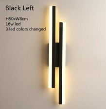 Modern LED Wall Lamp Acrylic Indoor Lighting Sconce Bedroom Living Room Fixture