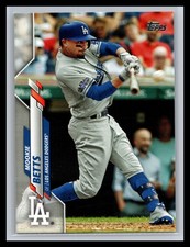 2020 Topps Baseball #420 Mookie Betts Base Set Card Los Angeles Dodgers