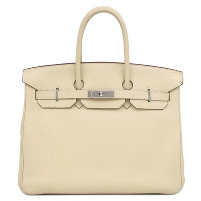 Hermes Birkin 35 Handbag Parshman with Box Unisex #HDB103