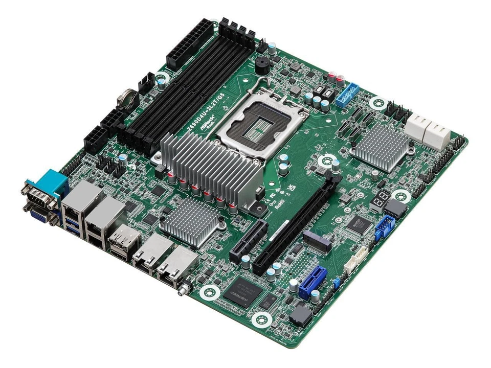 Asrock Rack Z690D4U-2L2T/G5 Micro-ATX Server Motherboard 14th Gen, 13th & 12th - Image 2 of 4