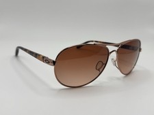 Oakley Feedback OO4079-01 Tortoise/Rose Gold/Brown Lens Sunglasses READ DESCR