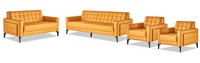 Chesterfeidl Komplett Set 3-Sitzer 2-Sitzer Sessel Modern Sofas Lehnsessel
