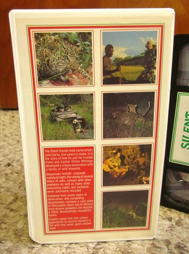 AFRICAN LEOPARD documentary SILENT HUNTER wildlife John Varty VHS predator - Picture 2 of 2