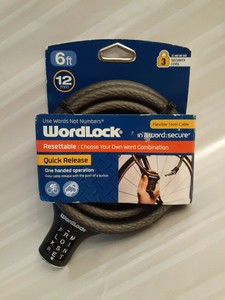 wordlock quick release bike lock