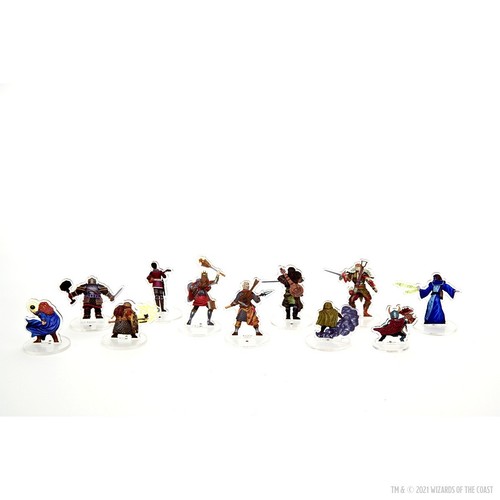 PAQUETE DE PERSONAJES DE JUGADOR D&D IR Essentials Kit Wizkids WZK94502 2D Miniaturas - Imagen 5 de 8