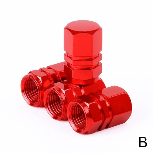 4 Pcs Tyre Valve Caps Stems Wheel Tire Truck Cover DustAi r Bike Screw O0M8 - Picture 20 of 29