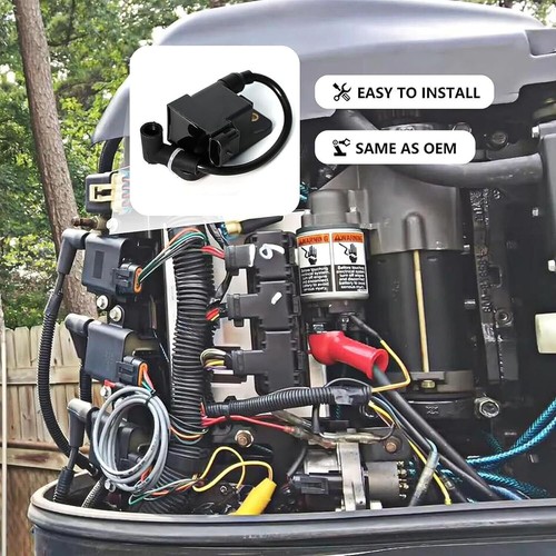 Outboard Ignition Coil CDM Module for Mercury 114-7509 827509A10 Engine 4 Pin - Picture 8 of 9