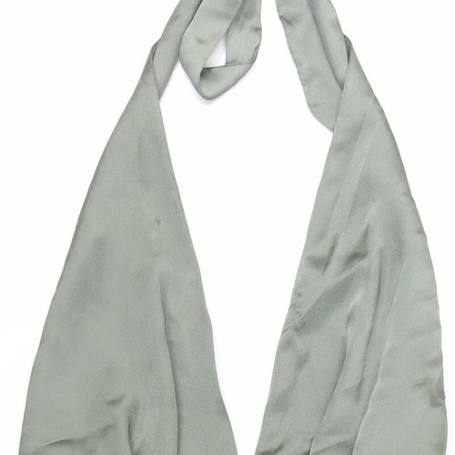Zara Womens Green Polyester Mini Size S Halter Zip - Backless - Imagen 10 de 10