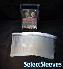 DVD Outer sleeves RESEALABLE Top Seal Japan Made SelectSleeves 100 Pcs Archival