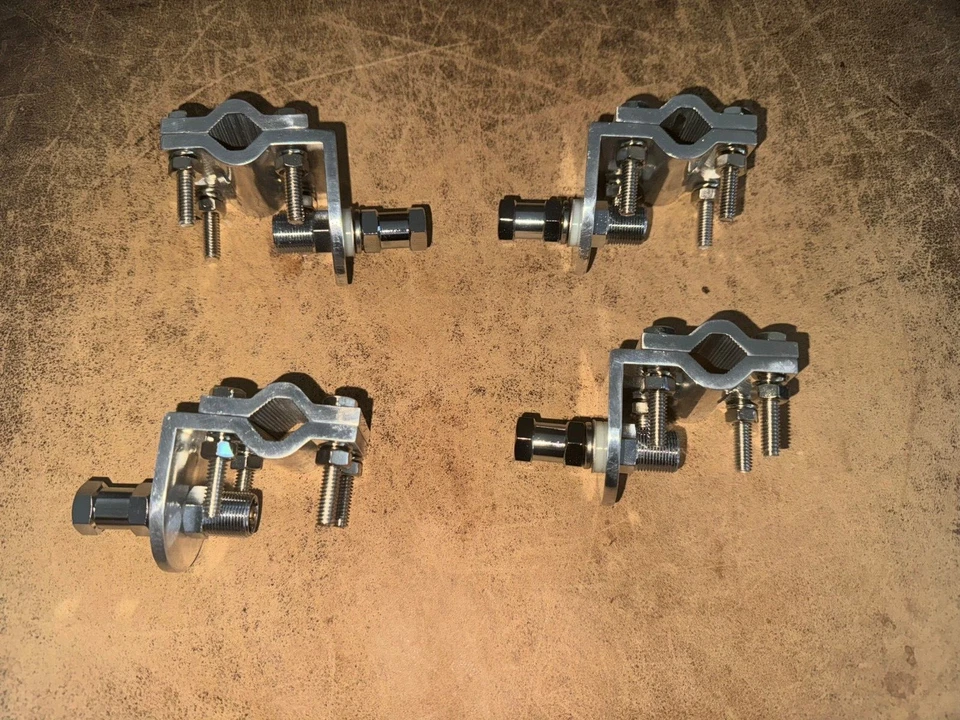 4 cb radio antena espejo montaje soporte perno jamón fm barco marina ENORME LOTE Foto 3 de 4