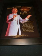Paul Mauriat 30th Anniversary Rare Original Promo Poster Ad Framed!