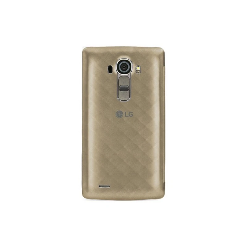 LG Custodia originale Quick Circle Case Cover Flip a libro Oro per G4 S oro - Immagine 3 di 3
