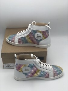 christian louboutin rainbow sneakers