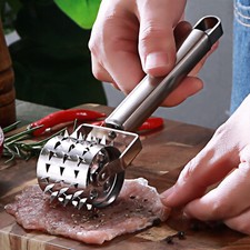 Stainless Steel Neddle BELLY PORK Skin Hand Tools Crispy Hole Hammer Pokes Nice
