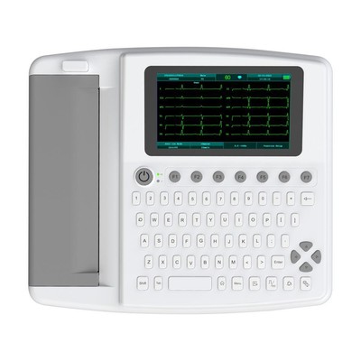 Portable 12-Lead ECG Machine with 7 Touch Screen for Remote Heart Monitoring -