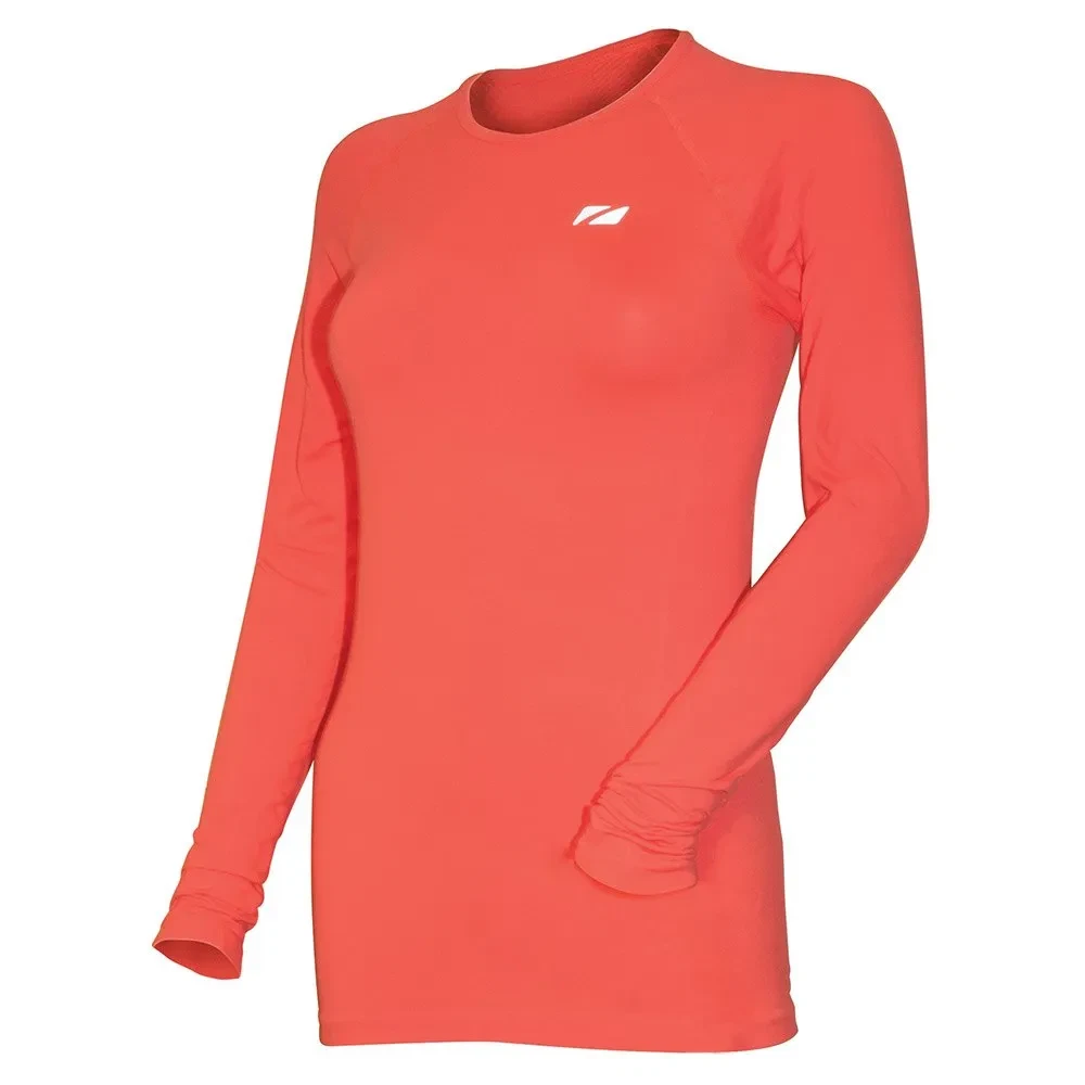 Women's Running Training Seamless base layer top Hi Viz Coral - Large BNWT