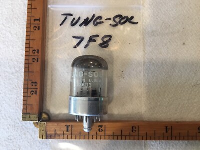 One Tung-Sol  7F8 Vacuum tube Used